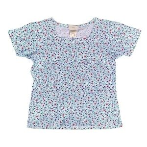 Floral Square Neck Top